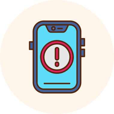 cep telefonu ikonu vektör illüstrasyonu