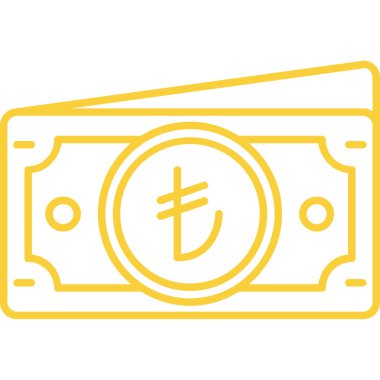 bir para birimi simgesinin satır simgesi