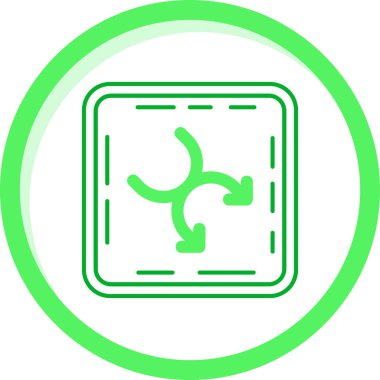 Modern simgenin vektör illüstrasyonu