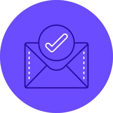 Vektör E- posta simgesi illüstrasyonu