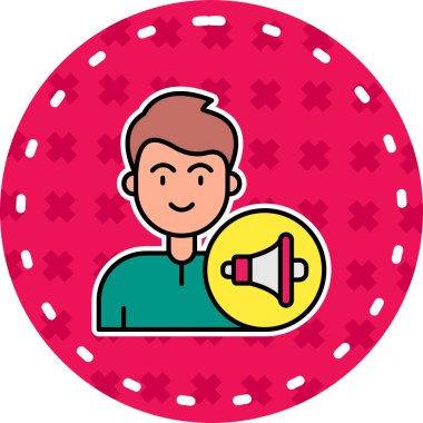 Kart oynayan adam basit simge, vektör illüstrasyonu