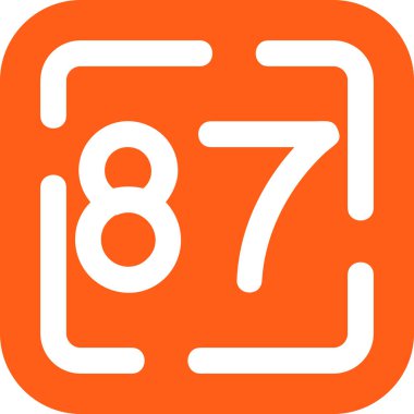 787 vektör simgesi modern biçim illüstrasyonu