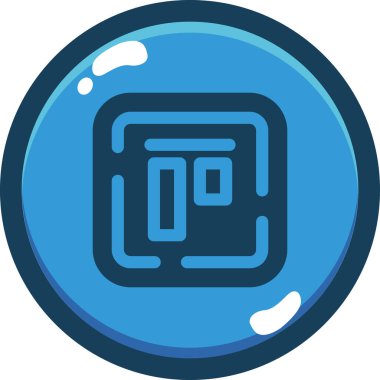 Para para para simgesi ile doldurulmuş dış hat biçimi