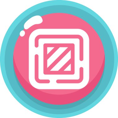 Bir gazın modern bir simgesinin vektör çizimi