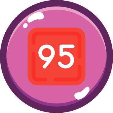 Tansiyon göstergesi simgesi doldurulmuş dış hat biçiminde