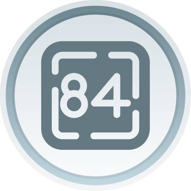 Modern bir simgenin vektör illüstrasyonu