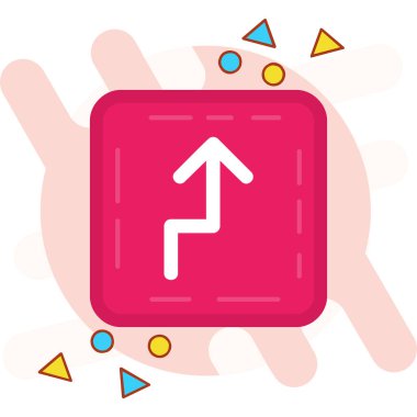 Yön ok simgesi tasarım vektörü