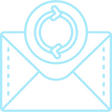 Bir harf simgesinin vektör illüstrasyonu