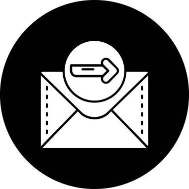 zarf simgesi vektör illüstrasyonu