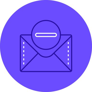 Zarf. Web simgesi basit illüstrasyon