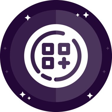 Bir oyun simgesinin vektör illüstrasyonu