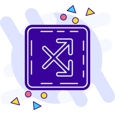 İsrail ikonunun siyah bayrağı beyaz arkaplanda izole edilmiş. Noktalı ulusal bayrak. vektör