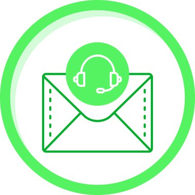 E-posta. Web simgesi basit illüstrasyon