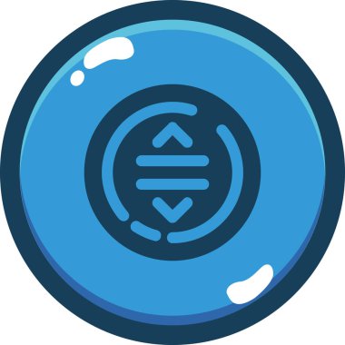 Para sikkesi simgesi doldurulmuş ana hatlar biçiminde