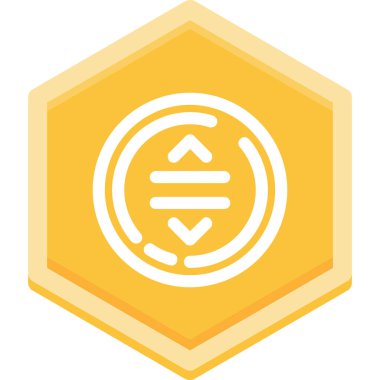 Altın paranın vektör illüstrasyonu