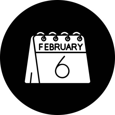 Bir takvimdeki 6 Şubat tarihi