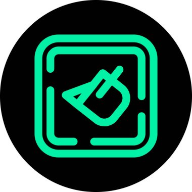 trend düz vektör evrensel simgesi.