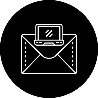 e- posta simgesi vektör illüstrasyonu