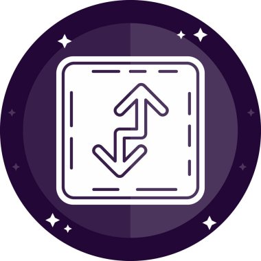 Bir web simgesinin vektör illüstrasyonu