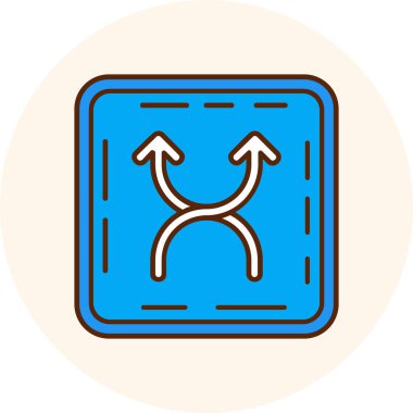 Ok. Web simgesi basit tasarım