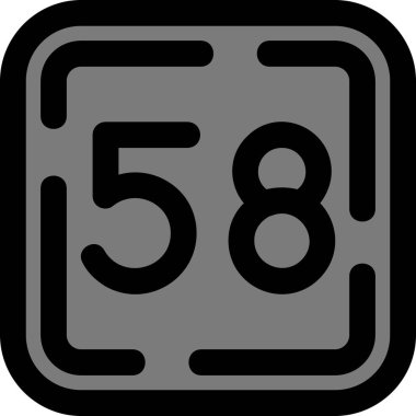 arkaplanda siyah bir simge