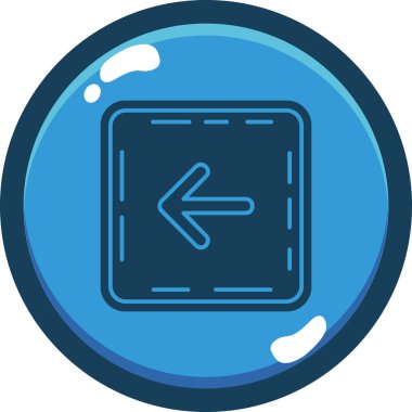 Modern b 'nin vektör illüstrasyonu eksik simgesi