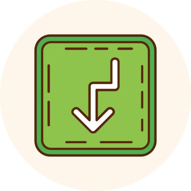 Ok. Web simgesi basit tasarım