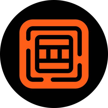 Seo simgesinin vektör illüstrasyonu,