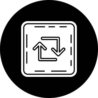 ok simgesi vektör illüstrasyonu