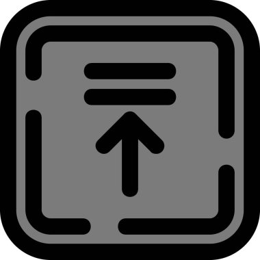 Sağ aşağı yuvarlanmış kare vektör simgesi