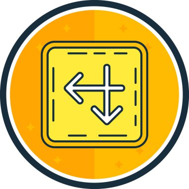 ok simgesi vektör illüstrasyonu