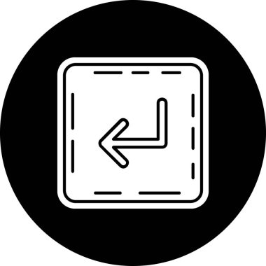 ok simgesi vektör illüstrasyonu