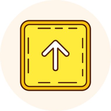 Sol ok simge vektör çizim