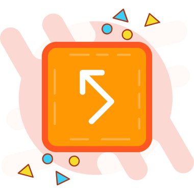 Projeniz için sol yön ok simgesi