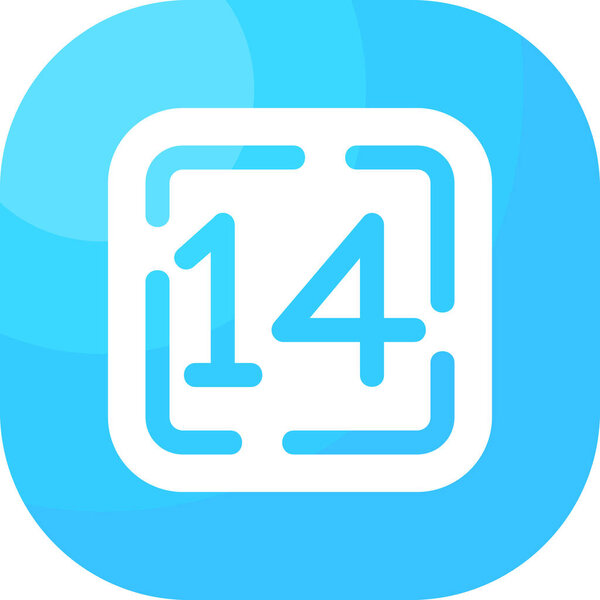 значок календаря в модном стиле изолированный фон