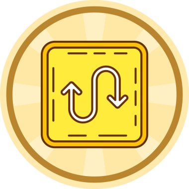 ok simgesi vektör illüstrasyonu