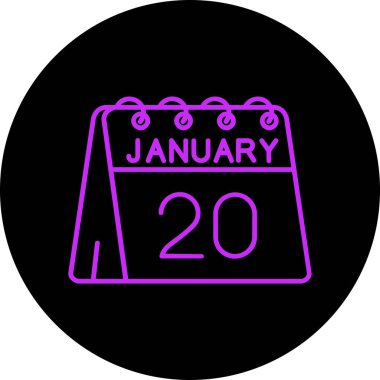 Takvim simgesi tasarımı, vektör illüstrasyonu