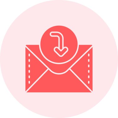 E-posta. Web simgesi basit illüstrasyon