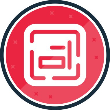 ABD bayrak simgesi modayla izole edilmiş web tasarımı, web, mobil uygulama, logo. vektör illüstrasyonu