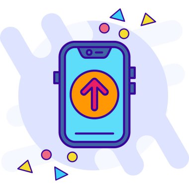 Telefon simgesi vektör illüstrasyonu