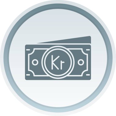 Para için. Web simgesi basit illüstrasyon