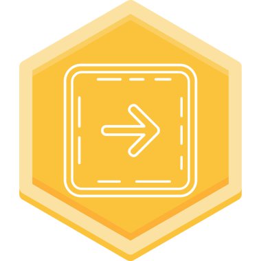 Ok. Web simgesi basit illüstrasyon