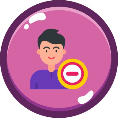 avatar erkek kişi simgesi düz stil