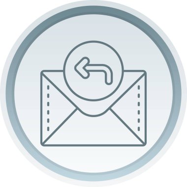 E- posta simgesinin vektör illüstrasyonu