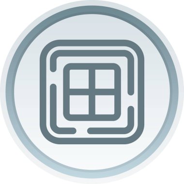 Bir binanın vektör simgesi