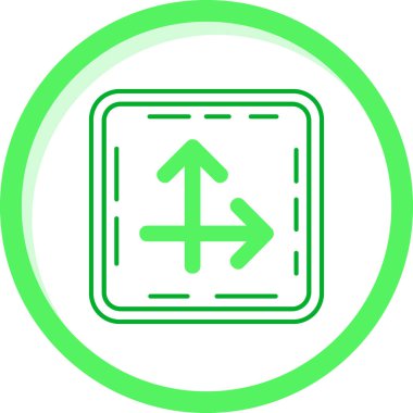 ok simgesinin vektör illüstrasyonu