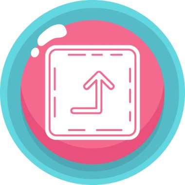 Pusula. Web simgesi basit illüstrasyon