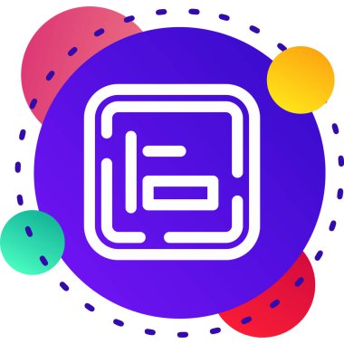 Renkli araba tekeri simgesi beyaz arkaplanda izole edildi. Değişken rastgele dinamik şekiller. vektör