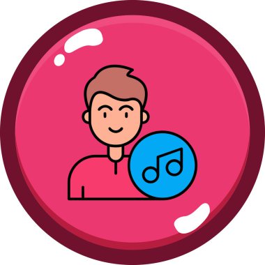 Müzik notası. Basit tasarım