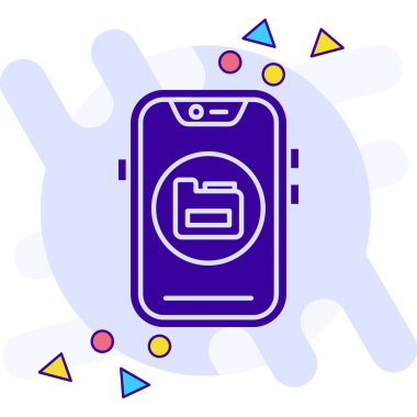 smartwatch vektör çizim tasarım ile Smartphone aygıtı